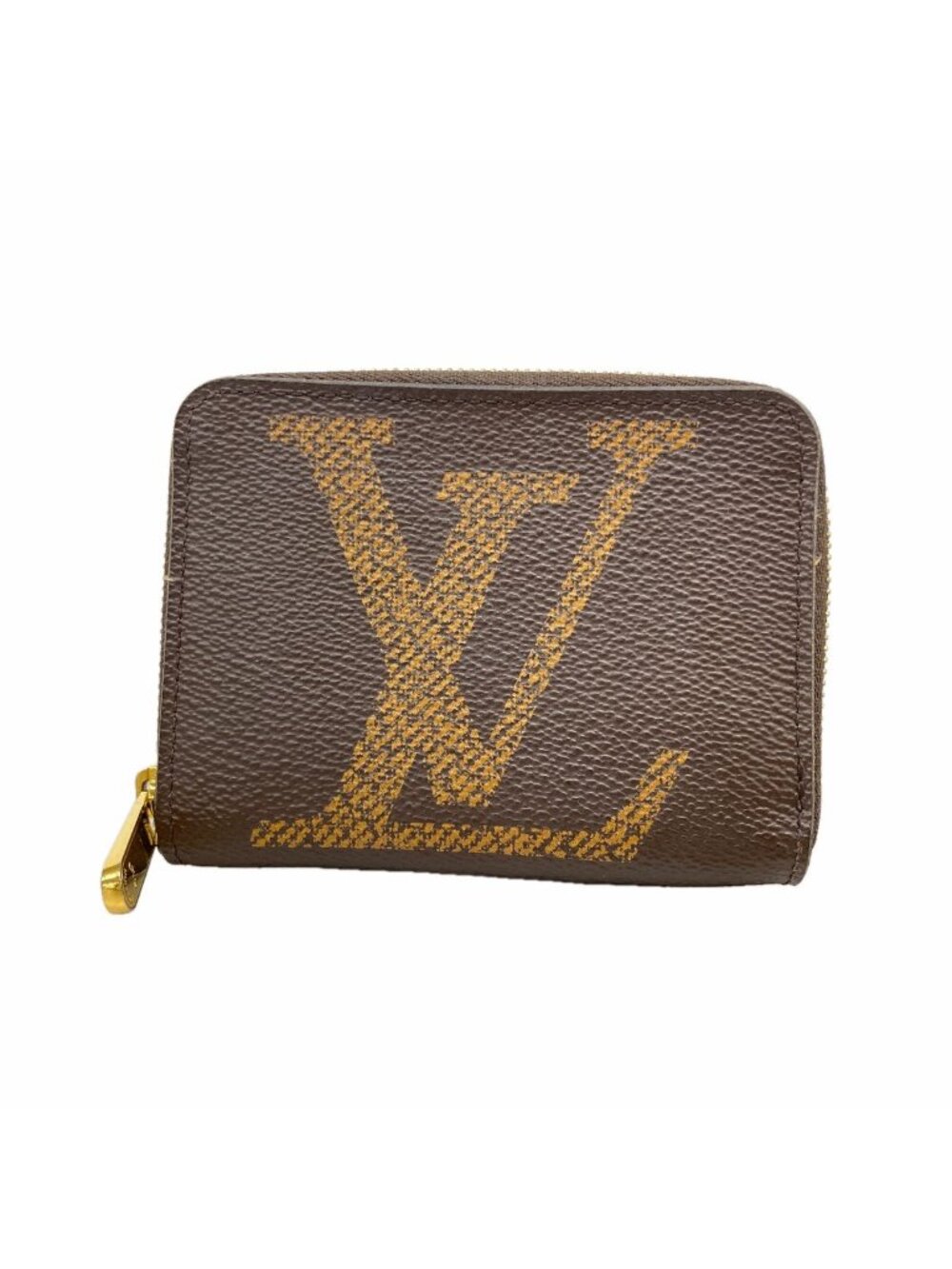 Louis Vuitton Coin Purse Monogram Giant Zippy Brown